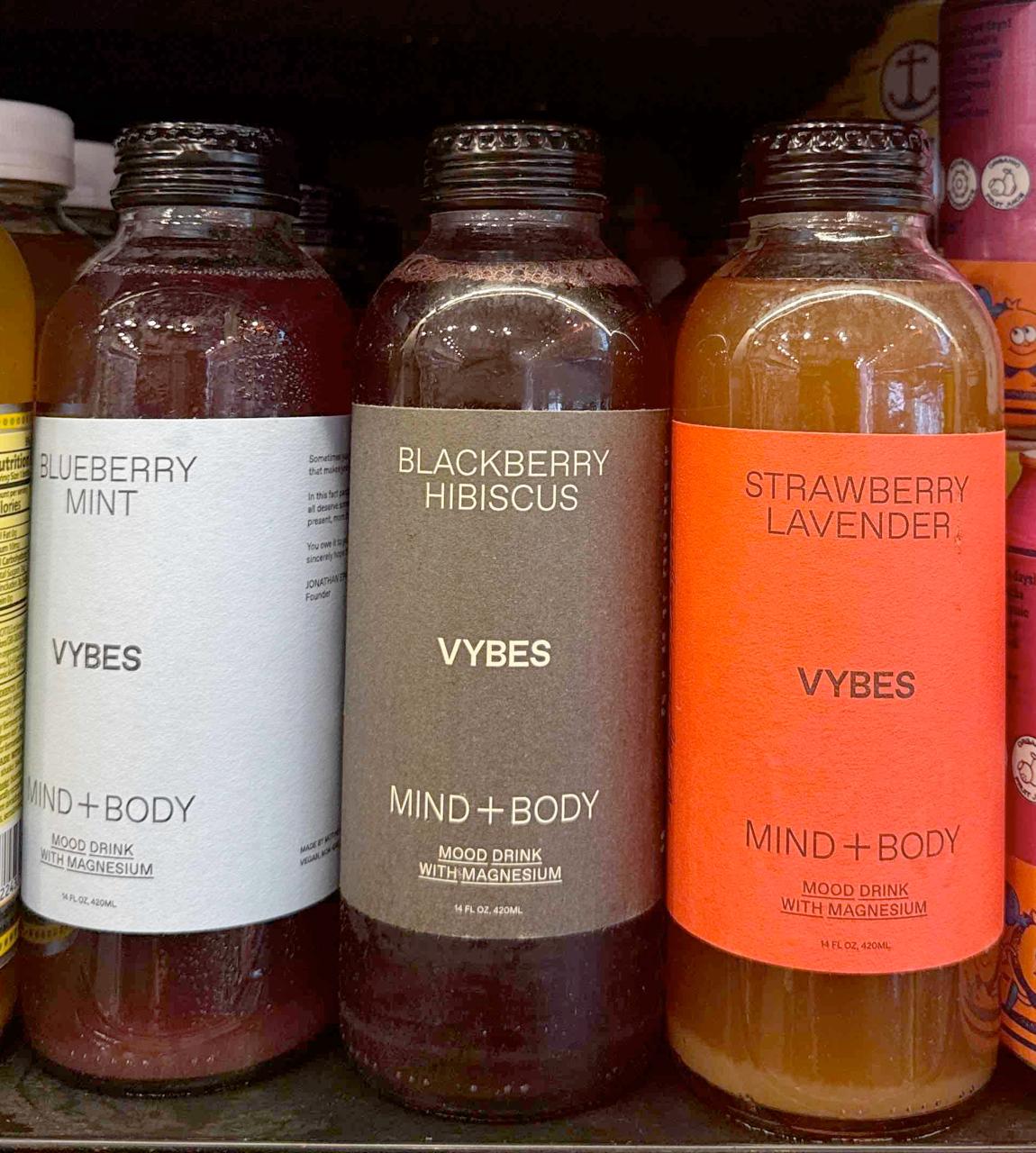 Vybes mood drink bottles